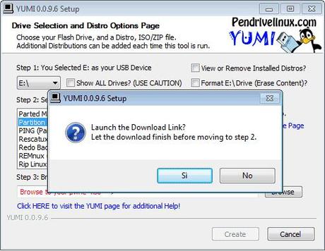 Per installare il sistema operativo da USB, YUMI usa un approccio molto simile a SARDU.