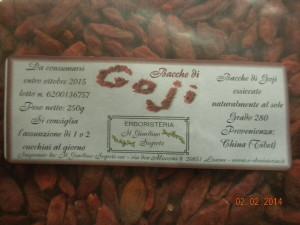 bacche di goji 