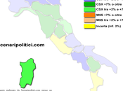 Sondaggio SCENARIPOLITICI gennaio 2014): SARDEGNA, 32,5% (+3,5%), 29,0%, 28,9% primo partito, cresce Forza Italia sopra 20%. Regione incerta tendente CSX.