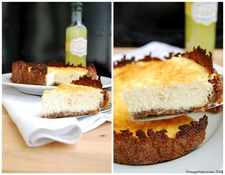 Cheesecake al limoncello e cocco