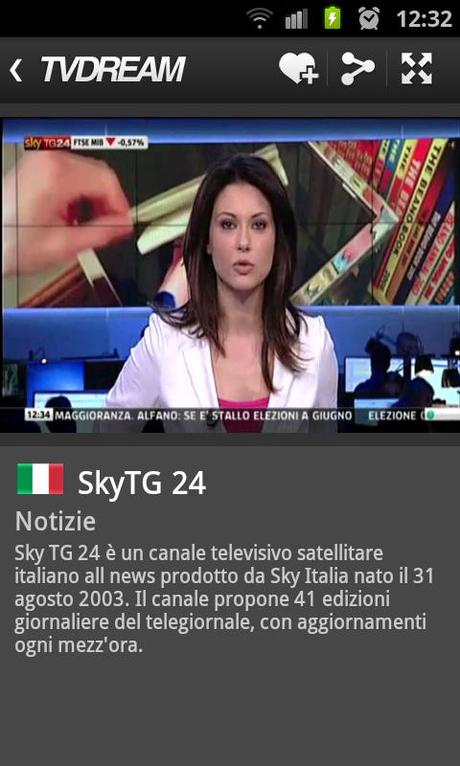 Tv in streaming su Android