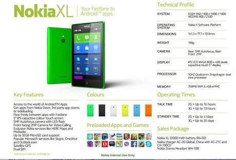 3 Nokia X, X+ e XL   ecco i primi terminali Android (open) della casa