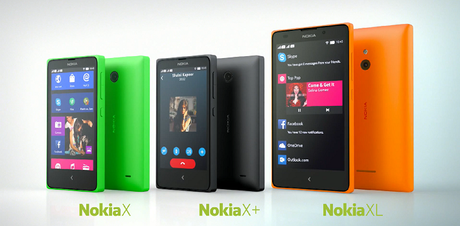 Nokia X X+ and XL Nokia X, X+ e XL   ecco i primi terminali Android (open) della casa