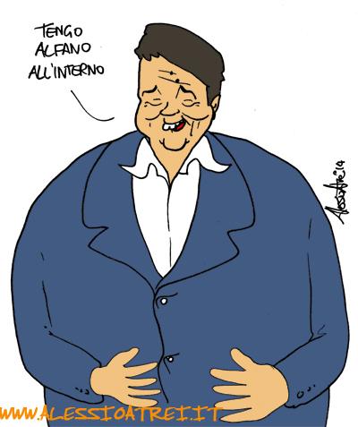 Matteo Renzi Angelino Alfano