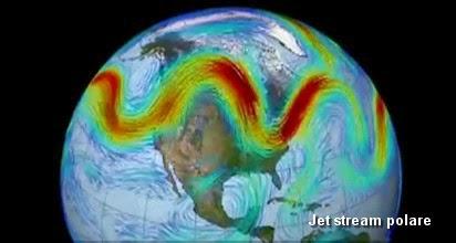 La deviazione della corrente a getto è all’origine dei fenomeni climatici estremi