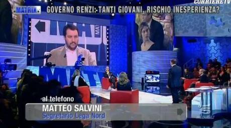 Matteo Salvini e la gaffe sessista su Marianna Madia