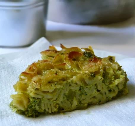 kugel di hilopites e broccoli