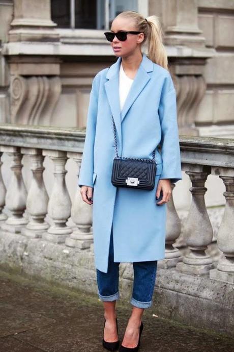 Fashion Color Trend & Shopping Selection: azzurro polvere