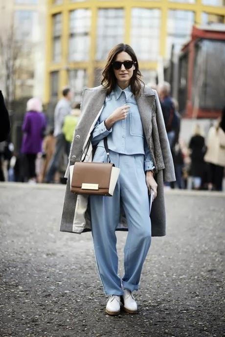 Fashion Color Trend & Shopping Selection: azzurro polvere
