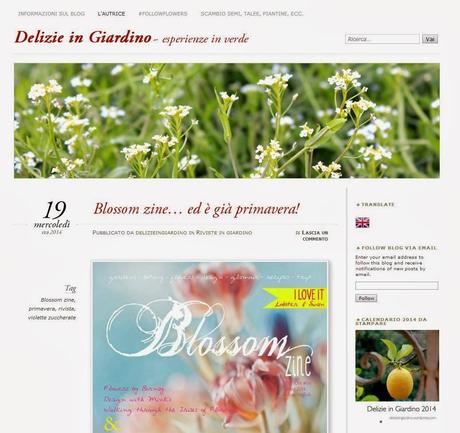 E' uscito da pochi giorni Blossom zine edizione Spring e ...