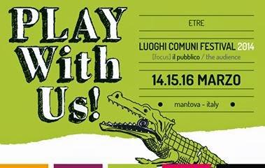 Da segnare in agenda - PLAY  WITH US!