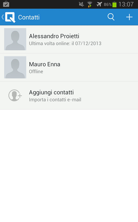 Quip: aggiornamento sul Play Store (Smartphone/Tablet)