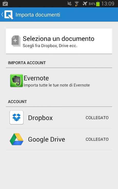 Quip: aggiornamento sul Play Store (Smartphone/Tablet)