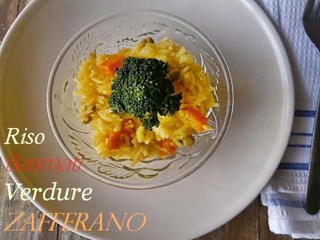 Riso Basmati con Verdure Croccanti allo Zafferano