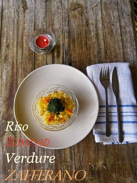 Riso Basmati con Verdure Croccanti allo Zafferano