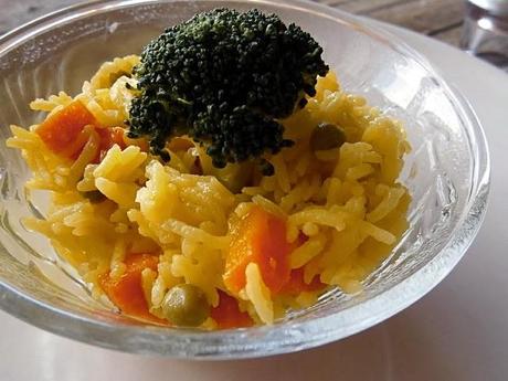 Riso Basmati con Verdure Croccanti allo Zafferano