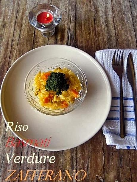 Riso Basmati con Verdure Croccanti allo Zafferano