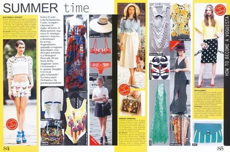 My Work... Voguistas for the Shopping in Vogue - Summer 2014