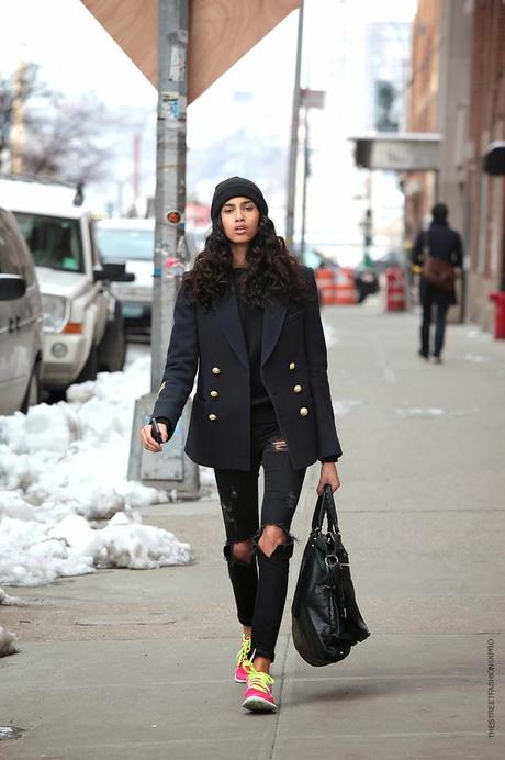 In the Street...Jeans strappati...For vogue.it