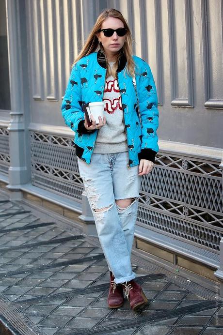 In the Street...Jeans strappati...For vogue.it