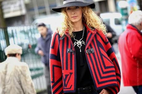 In the Street...Blue + Red