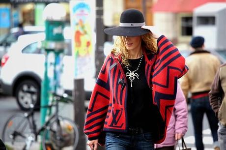 In the Street...Blue + Red