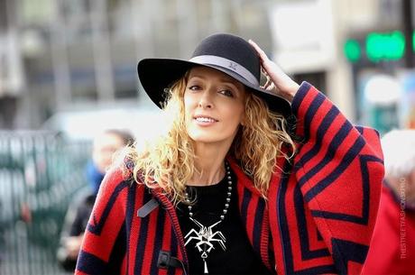 In the Street...Blue + Red