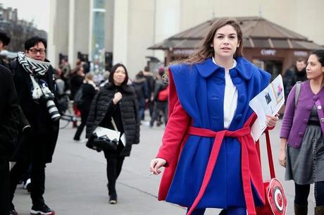 In the Street...Blue + Red