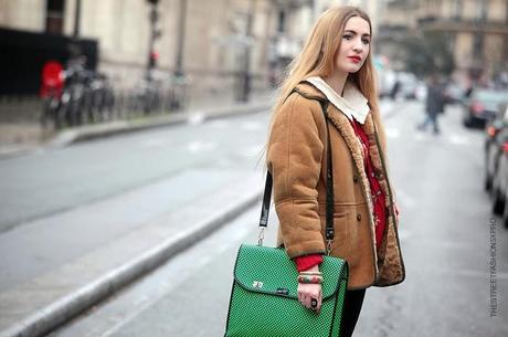 In the Street...Elisa Baudoin...Makeup and Style Inspiration, Paris