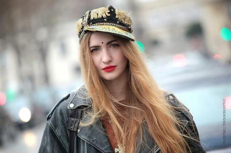 In the Street...Elisa Baudoin...Makeup and Style Inspiration, Paris