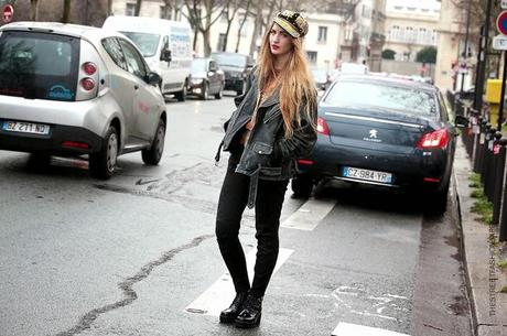 In the Street...Elisa Baudoin...Makeup and Style Inspiration, Paris