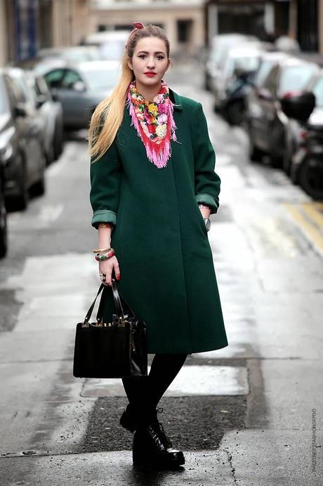 In the Street...Elisa Baudoin...Makeup and Style Inspiration, Paris
