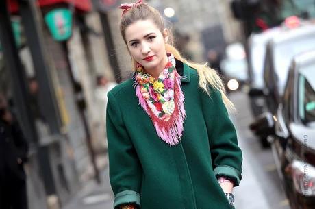 In the Street...Elisa Baudoin...Makeup and Style Inspiration, Paris