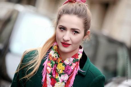 In the Street...Elisa Baudoin...Makeup and Style Inspiration, Paris