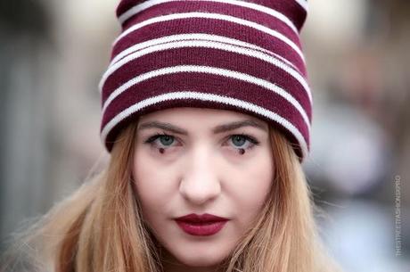 In the Street...Elisa Baudoin...Makeup and Style Inspiration, Paris