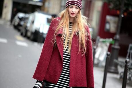 In the Street...Elisa Baudoin...Makeup and Style Inspiration, Paris