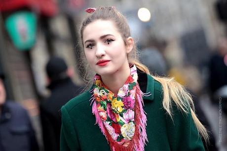 In the Street...Elisa Baudoin...Makeup and Style Inspiration, Paris