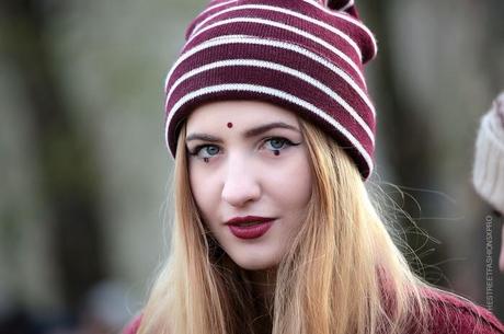 In the Street...Elisa Baudoin...Makeup and Style Inspiration, Paris