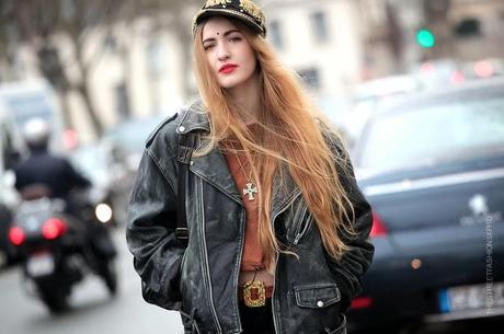 In the Street...Elisa Baudoin...Makeup and Style Inspiration, Paris
