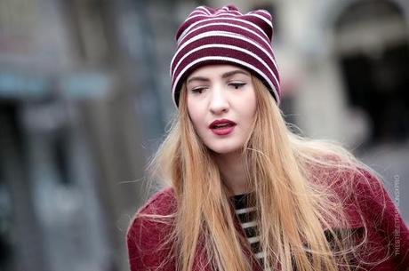 In the Street...Elisa Baudoin...Makeup and Style Inspiration, Paris