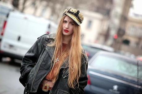 In the Street...Elisa Baudoin...Makeup and Style Inspiration, Paris