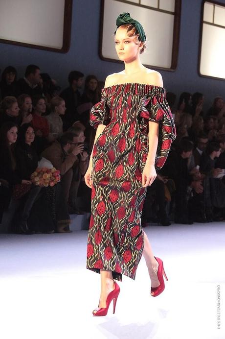 At Ulyana Sergeenko Show...A Magical Trip on the Orient Express