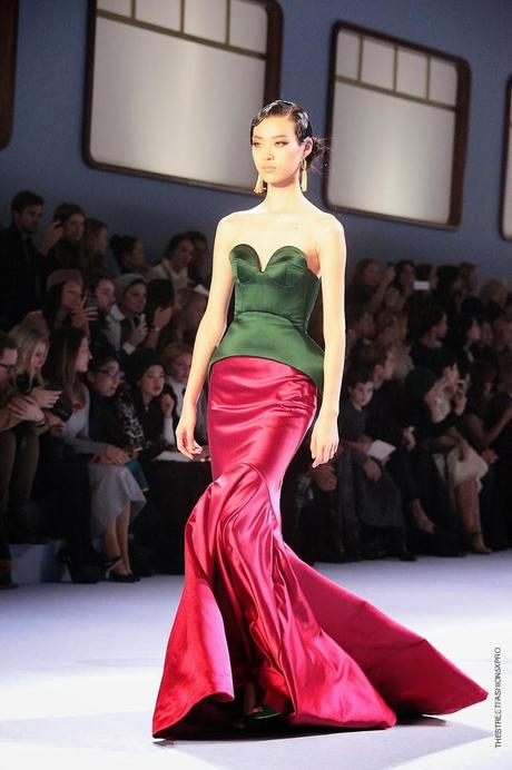 At Ulyana Sergeenko Show...A Magical Trip on the Orient Express