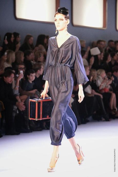 At Ulyana Sergeenko Show...A Magical Trip on the Orient Express