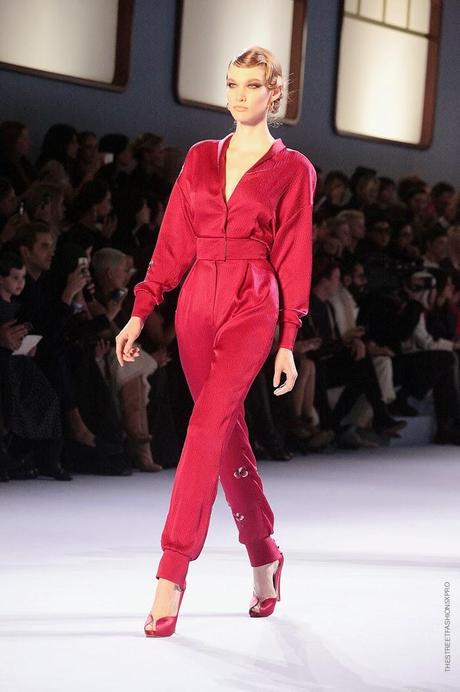 At Ulyana Sergeenko Show...A Magical Trip on the Orient Express