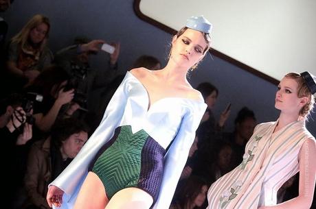 At Ulyana Sergeenko Show...A Magical Trip on the Orient Express