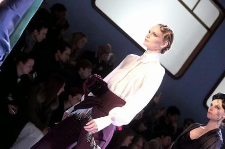 At Ulyana Sergeenko Show...A Magical Trip on the Orient Express