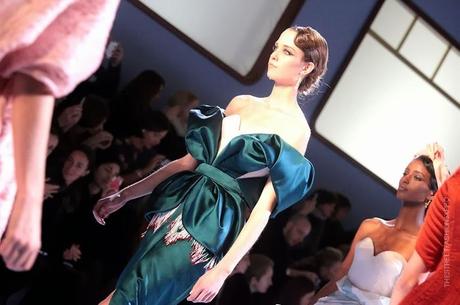 At Ulyana Sergeenko Show...A Magical Trip on the Orient Express