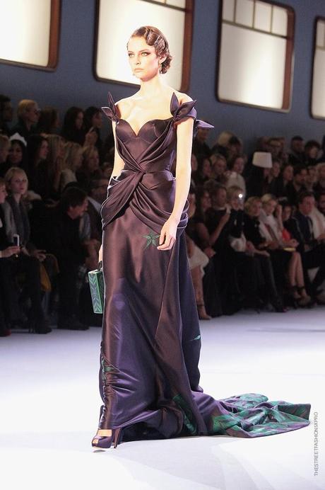 At Ulyana Sergeenko Show...A Magical Trip on the Orient Express