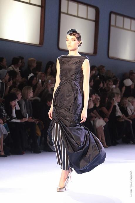 At Ulyana Sergeenko Show...A Magical Trip on the Orient Express